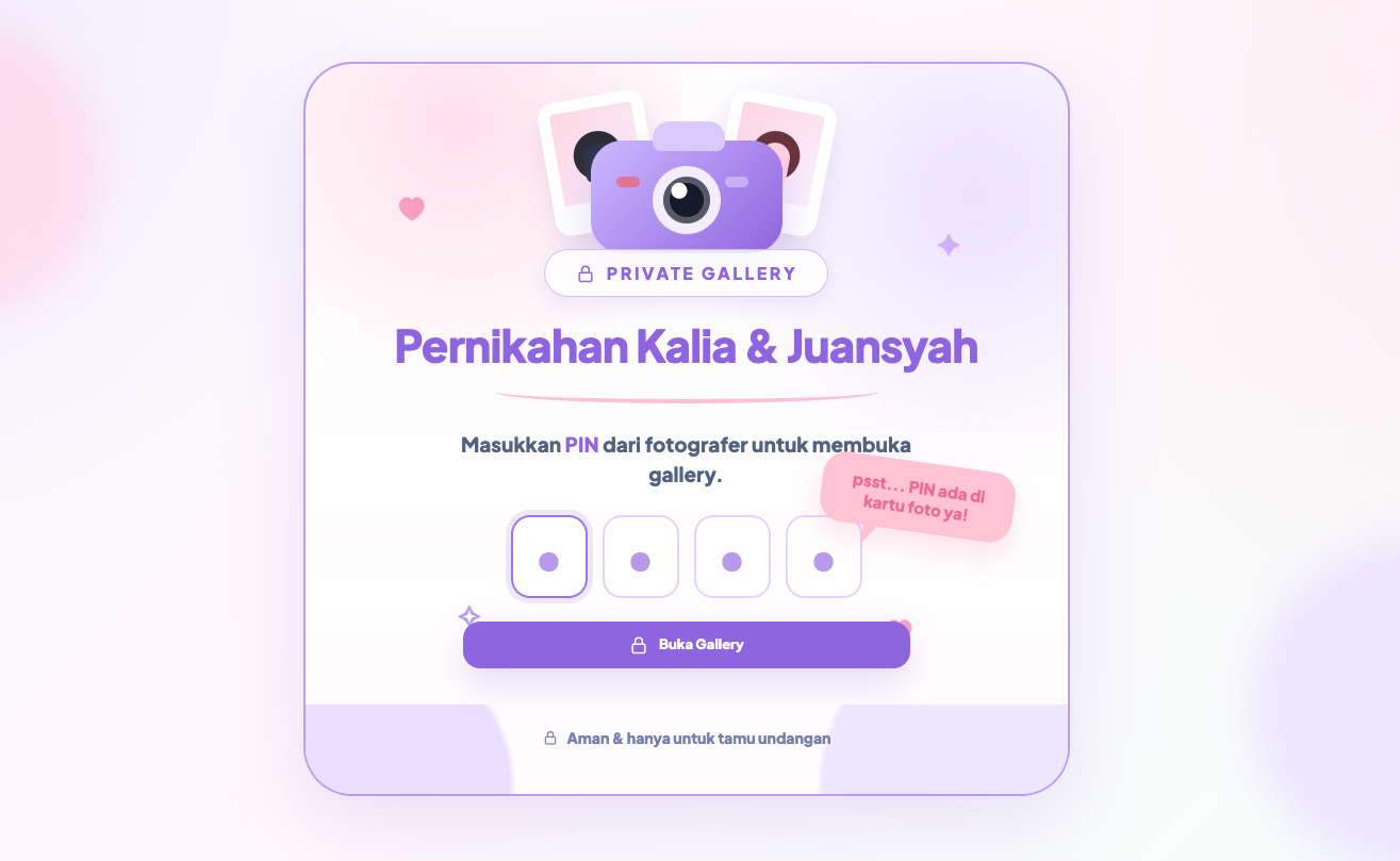 Preview Galeri Klien Fotografer AdaAcara